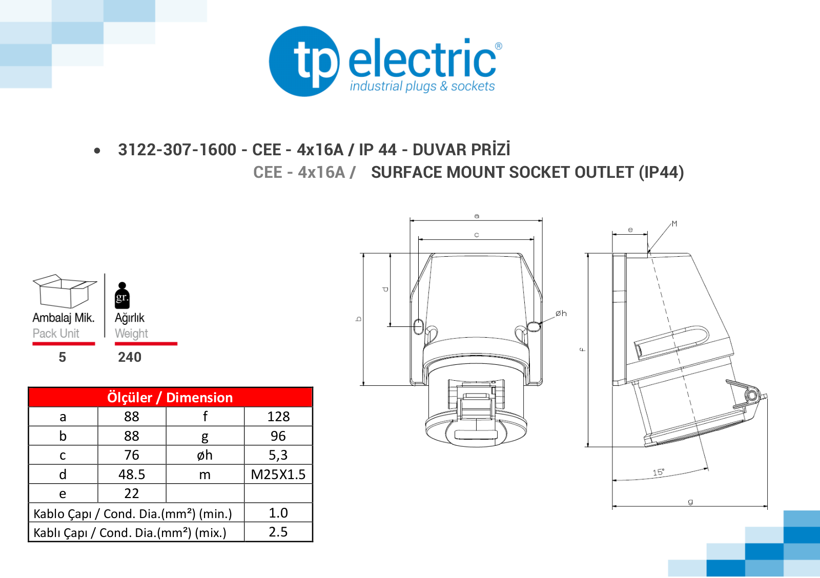 Datasheet 3122-307-1600 Specification - ManualMachine.com