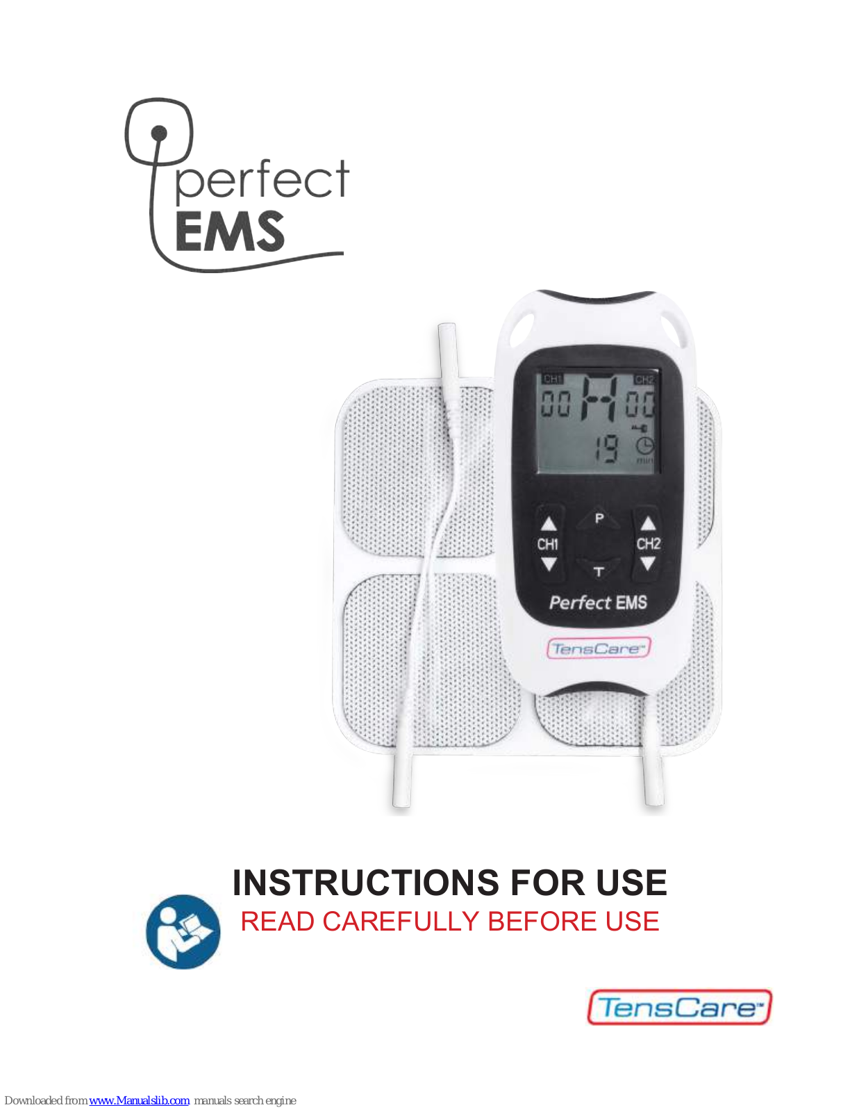 TensCare Perfect EMS Instructions For Use Manual