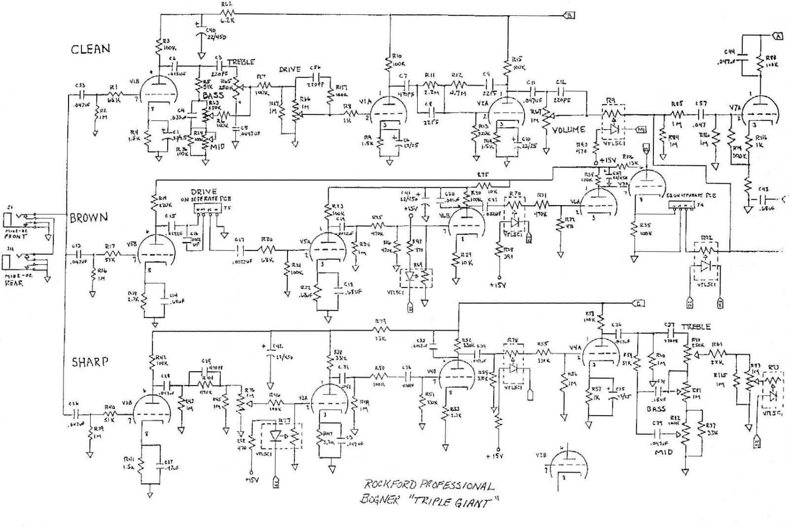 Bogner triplegiant schematic - ManualMachine.com