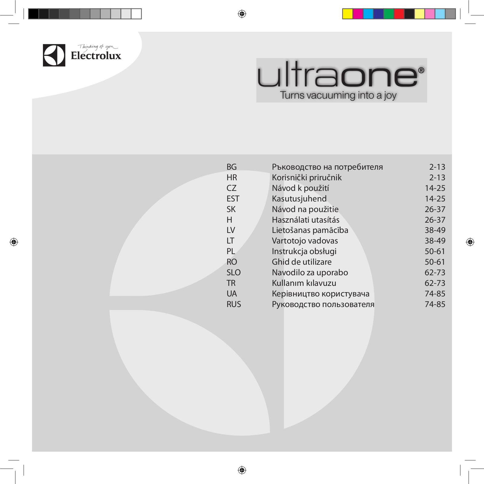 Electrolux Z8830PSK, Z8840B User Manual