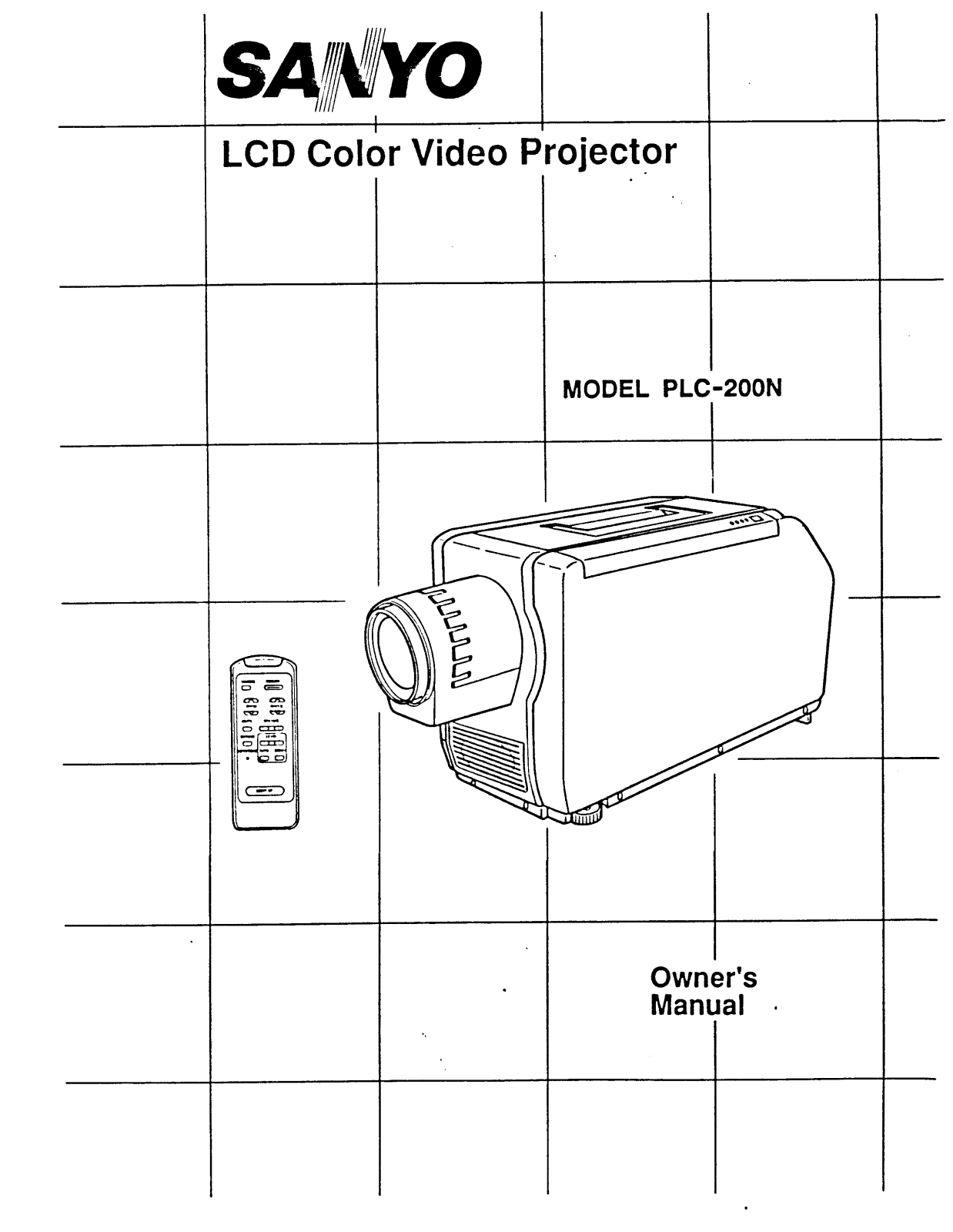 Sanyo PLC200N User Manual