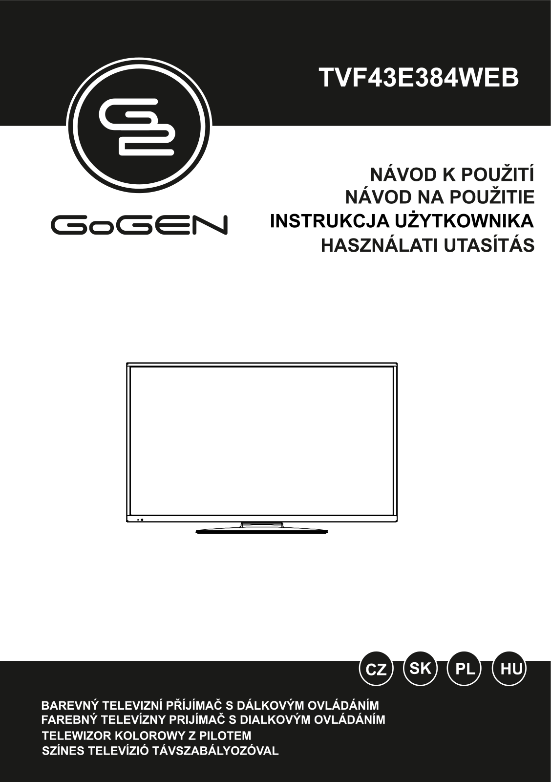 GoGEN TVF 43E384 WEB User Manual