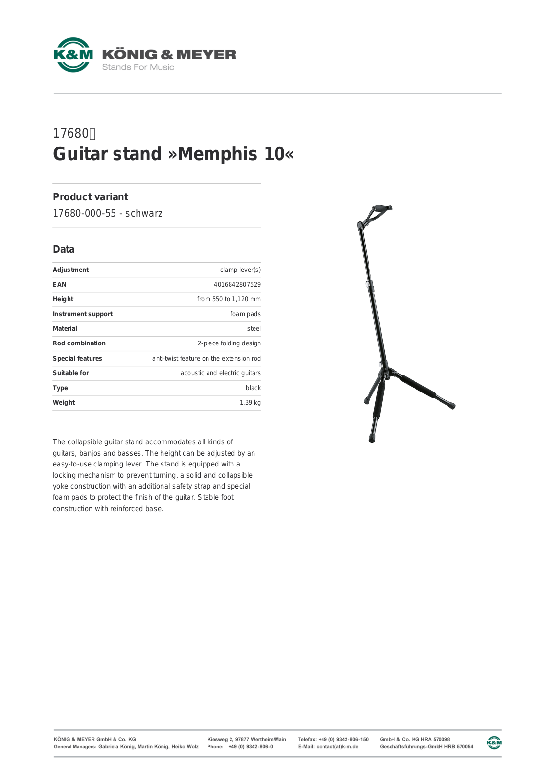 K&M 17680 Data Sheet