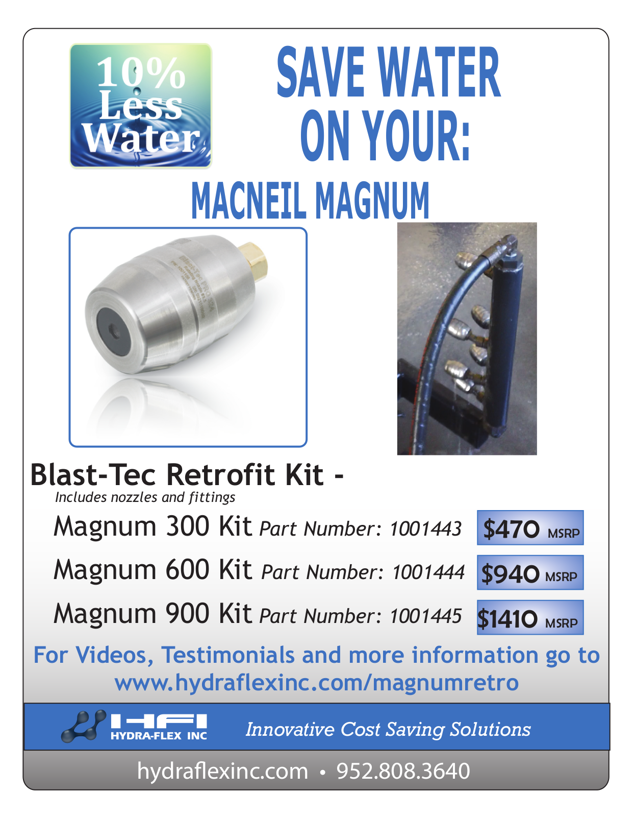 Hydra-Flex Blast-Tec Pro MacNeil Magnum Kits User Manual