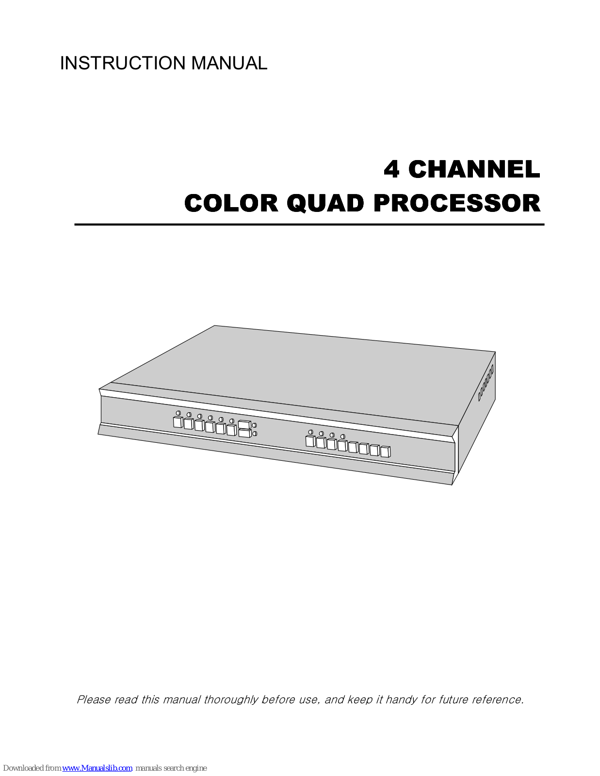 ATV QC4 Instruction Manual