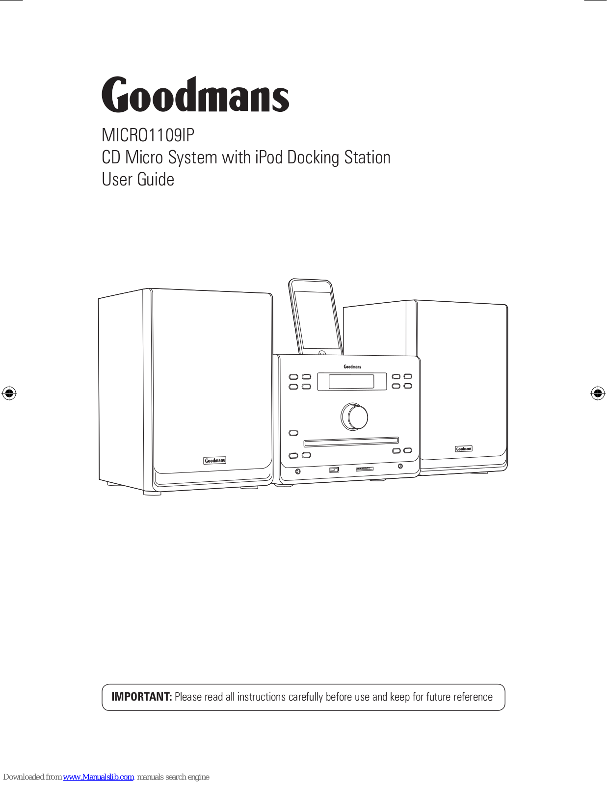 Goodmans MICRO1109IP User Manual