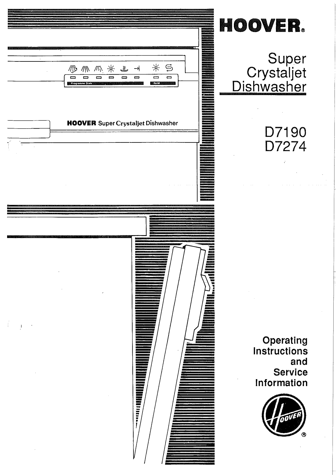 Hoover D7274, D7190 User Manual