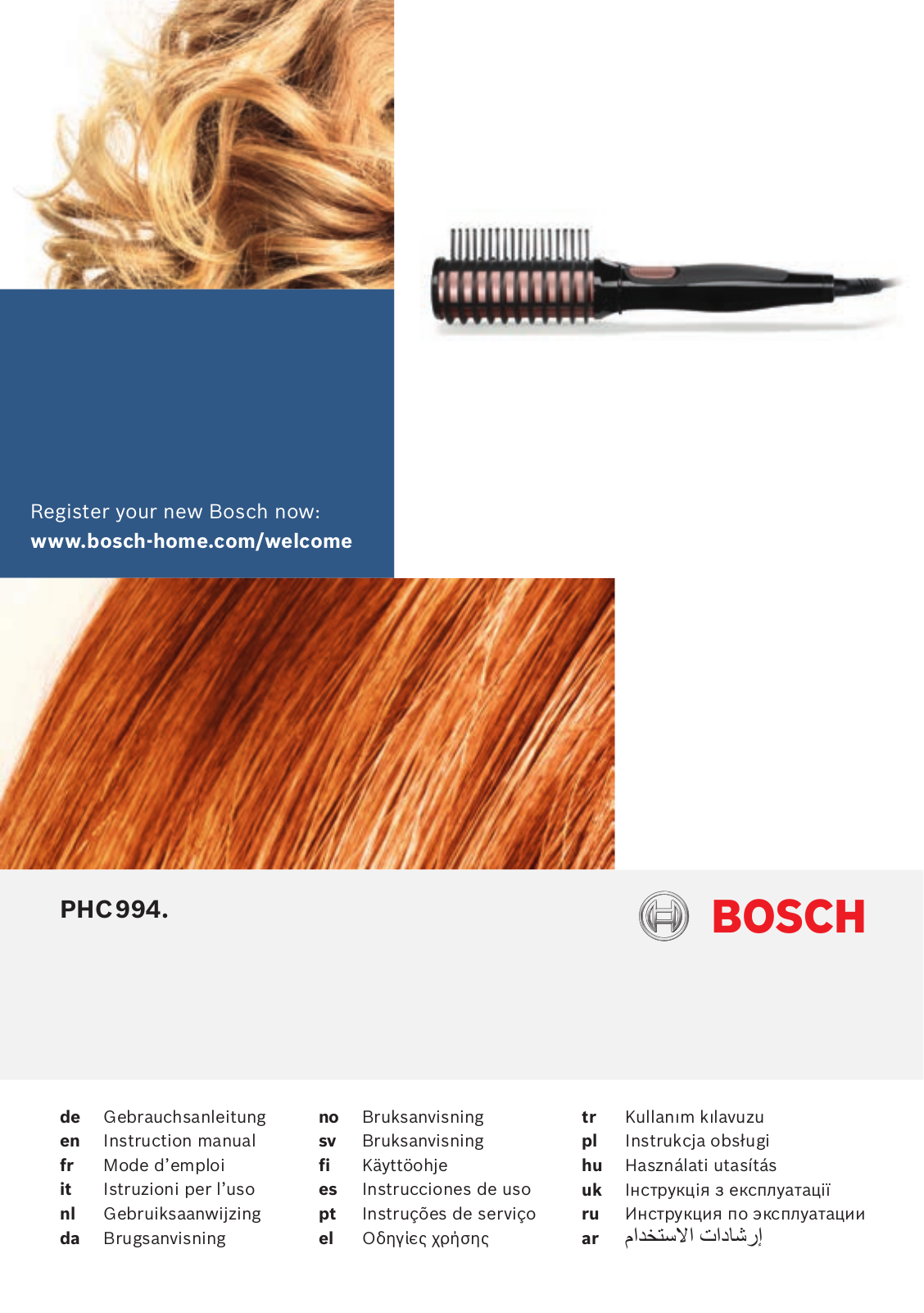 Bosch PHC 9948 User Manual