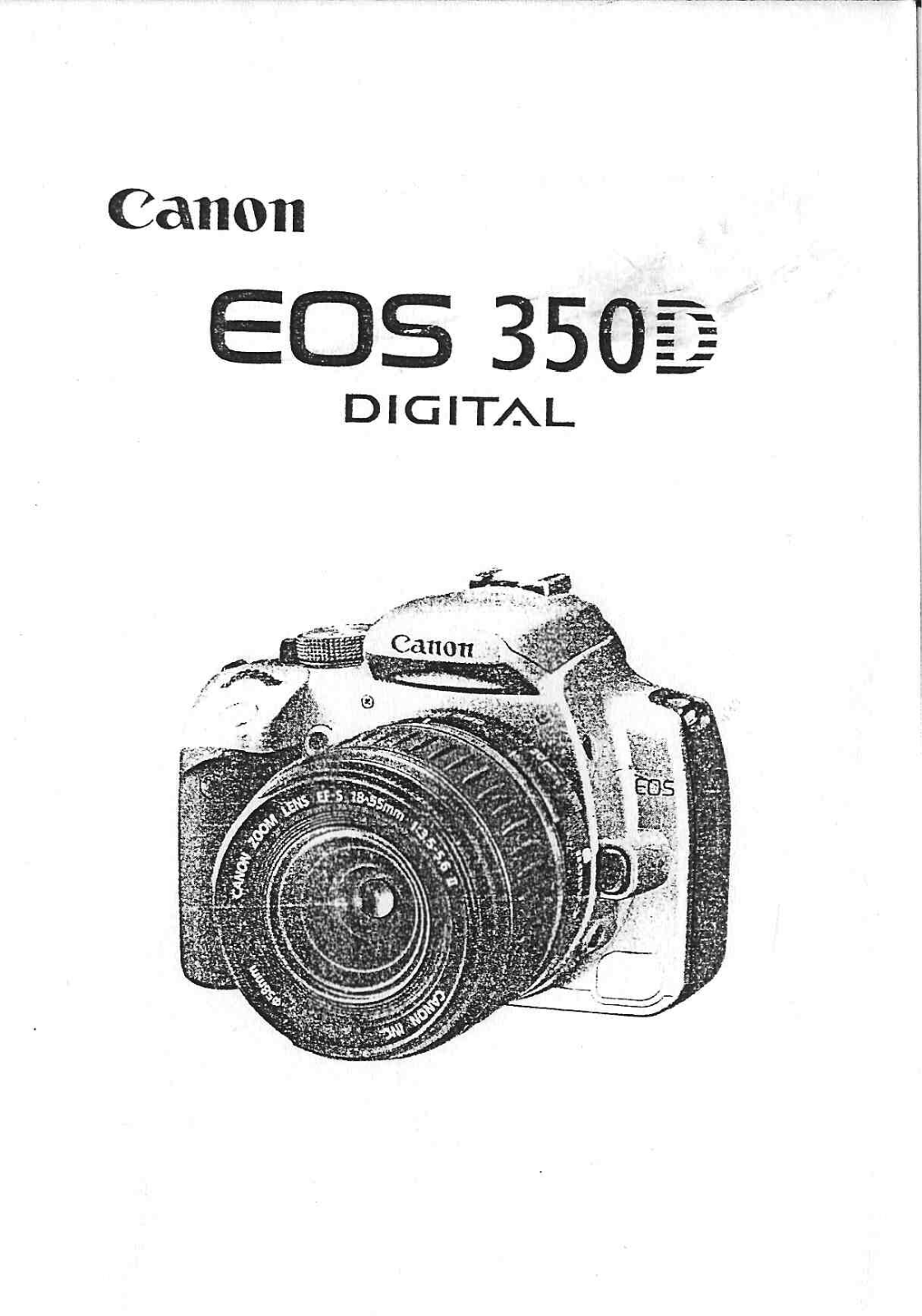 Canon EOS 350D User Manual