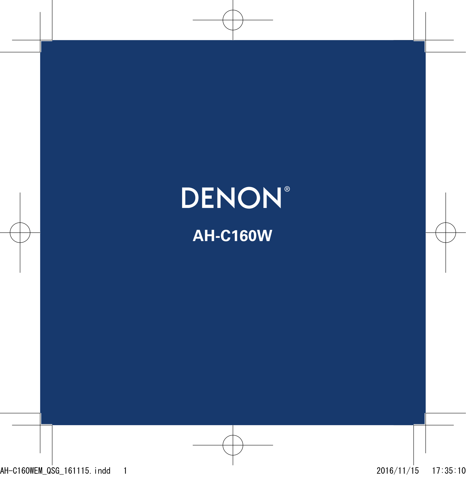 Denon AH-C160W User Manual