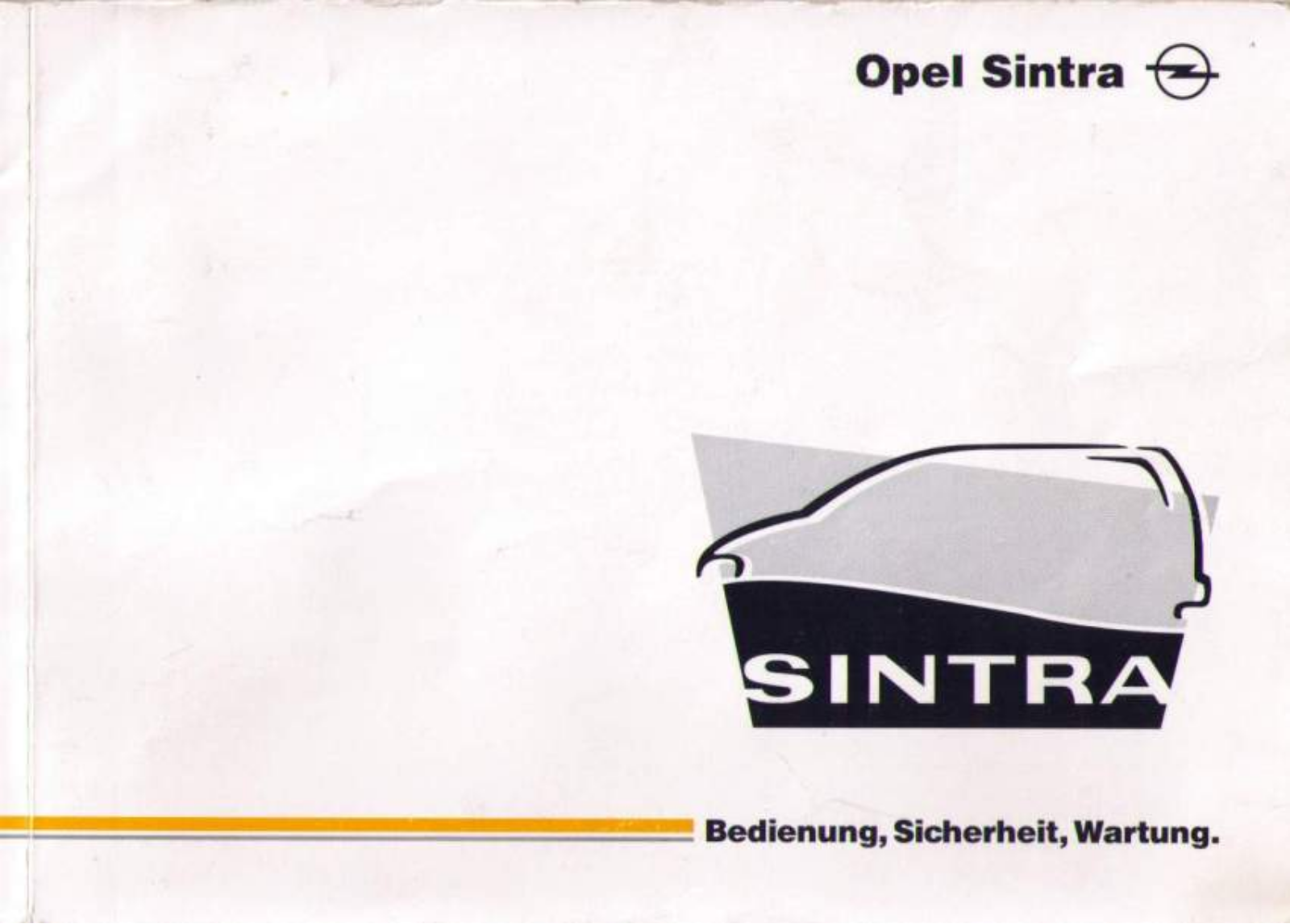 Opel Sintra User Manual