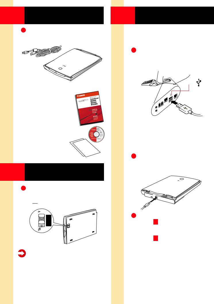 Canon CanoScan N650U, CanoScan N656U, CanoScan N1220U Quick Start Guide