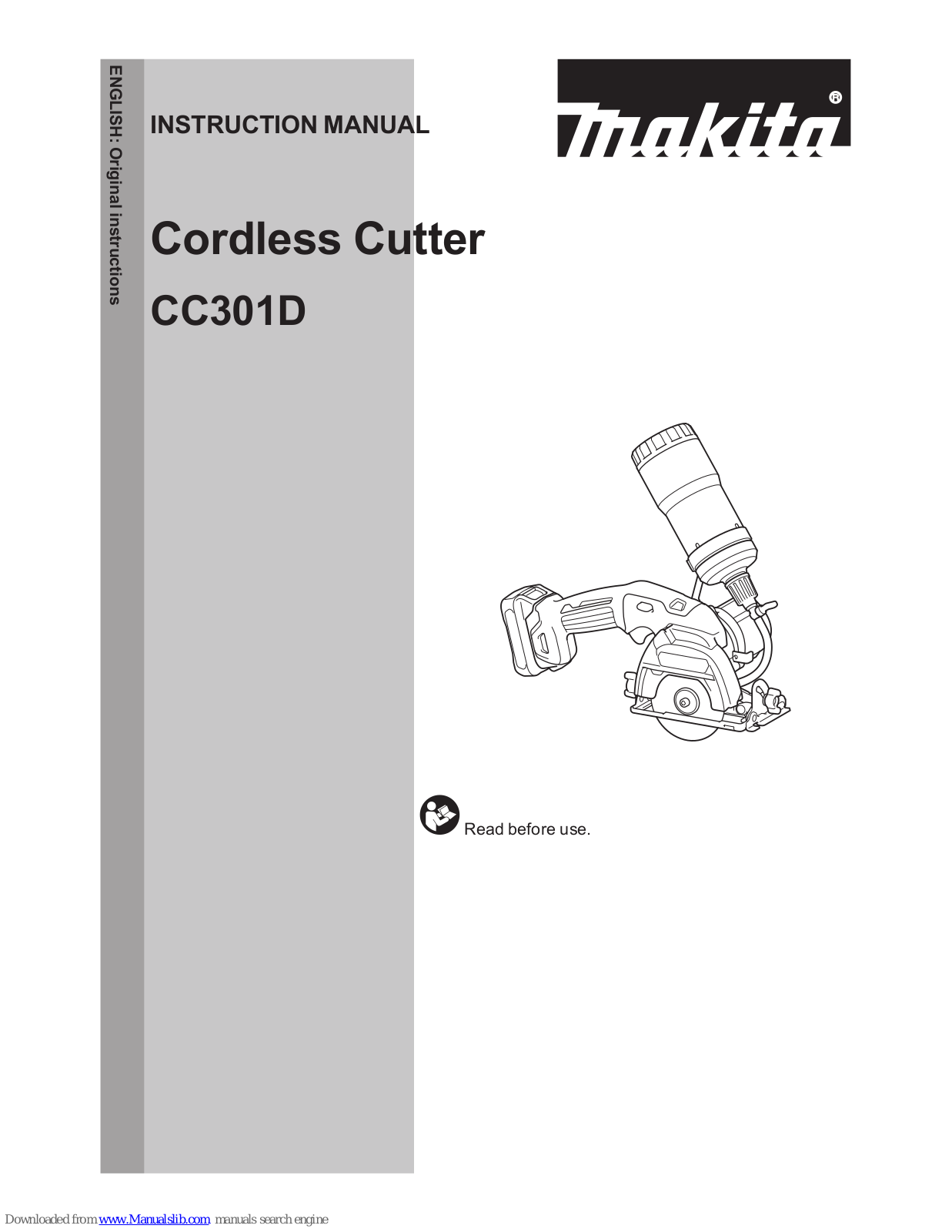 Makita CC301D, CC02 Instruction Manual