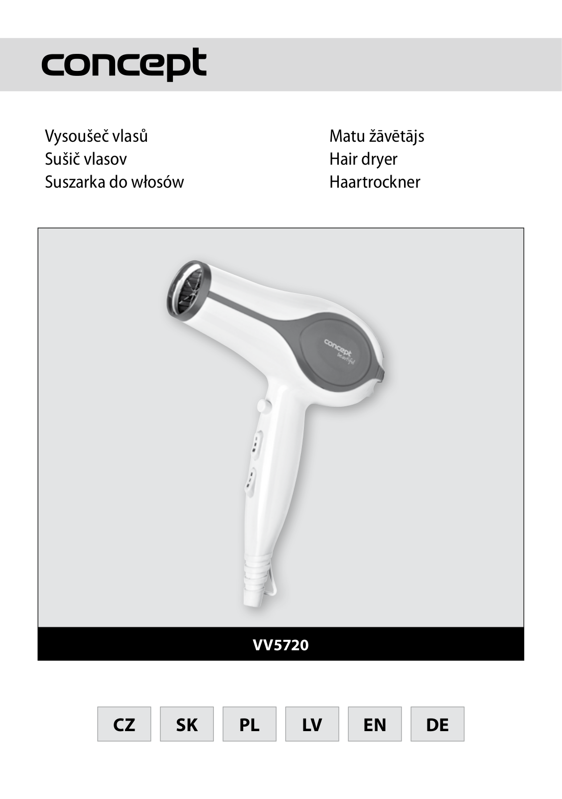 Concept VV-5720fi, VV-5720mo, VV-5720ze User Manual