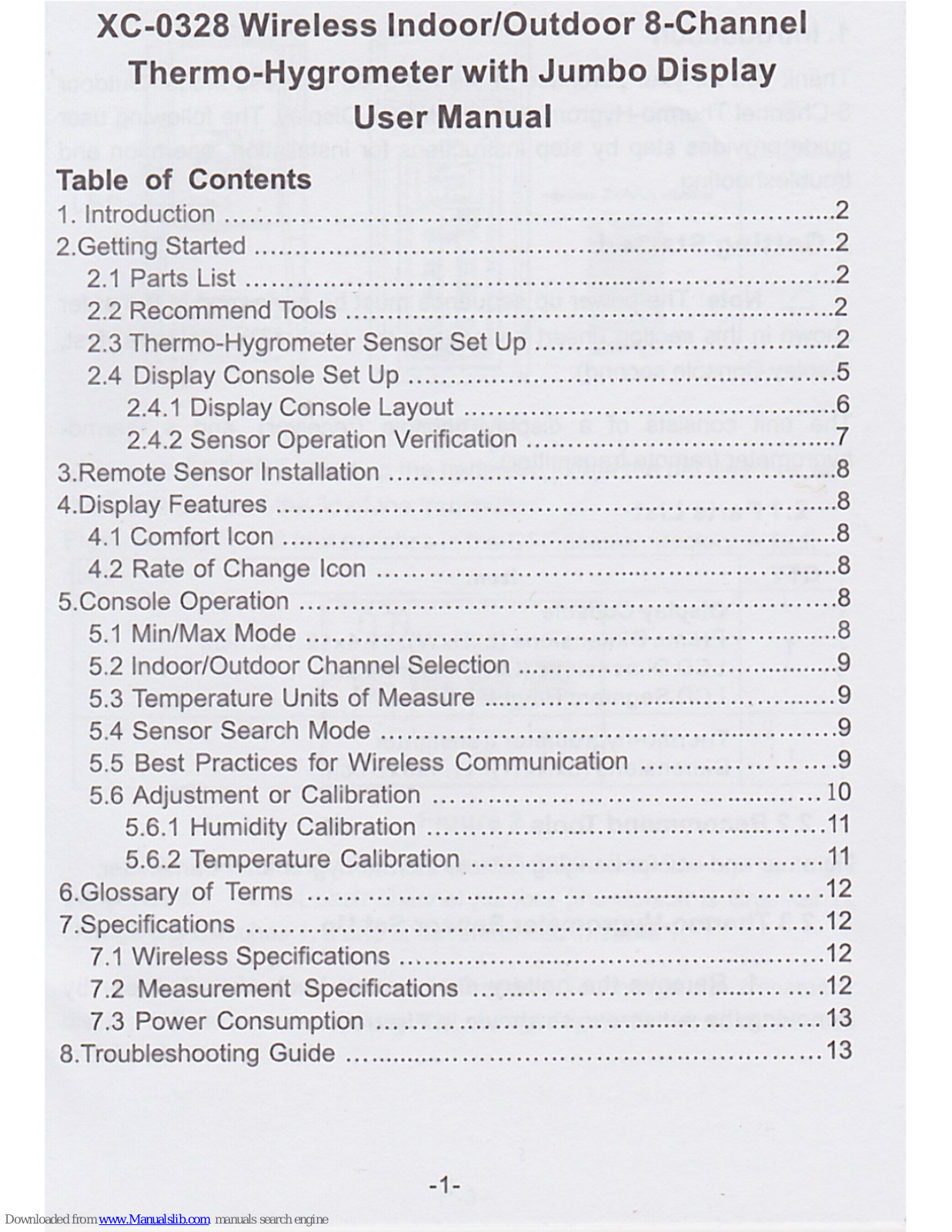 DigiTech XC-0328 User Manual - ManualMachine.com
