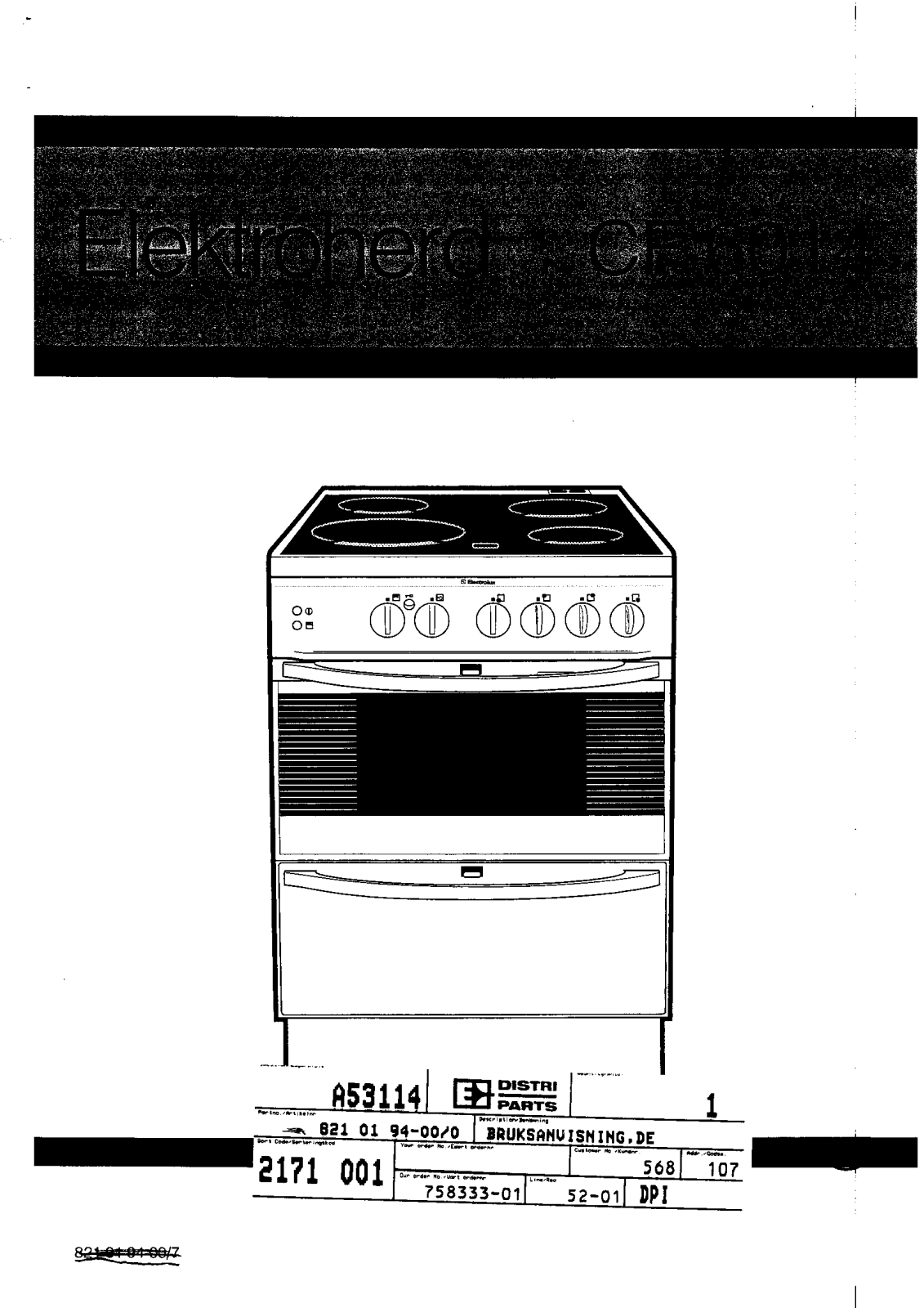 AEG EK6160, CF6014 User Manual