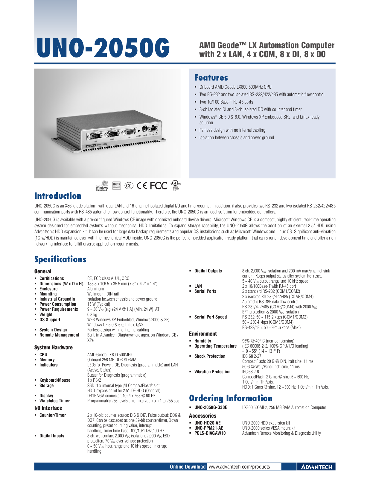 Impulse UNO-2050G User Manual