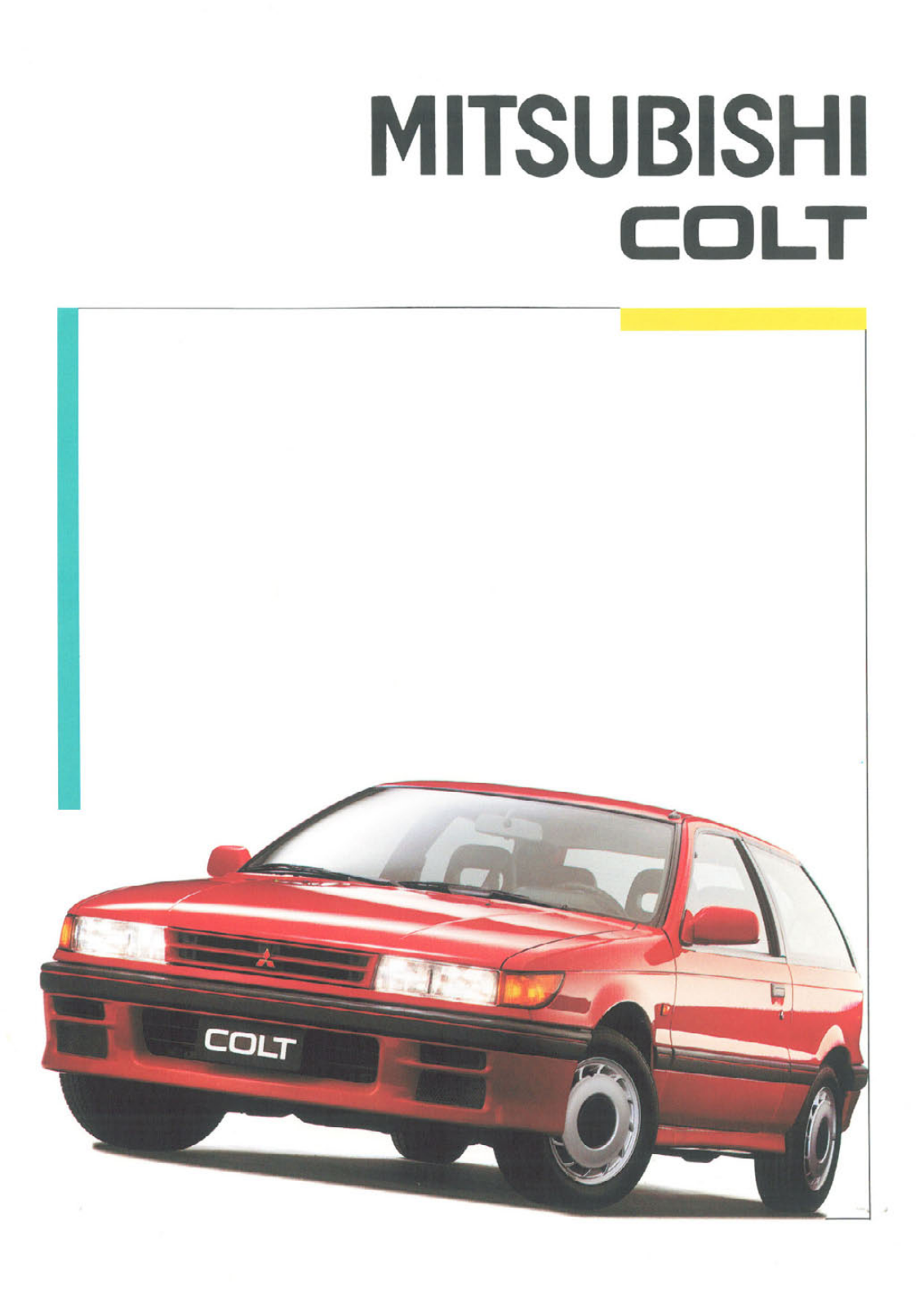 Mitsubishi COLT User Manual