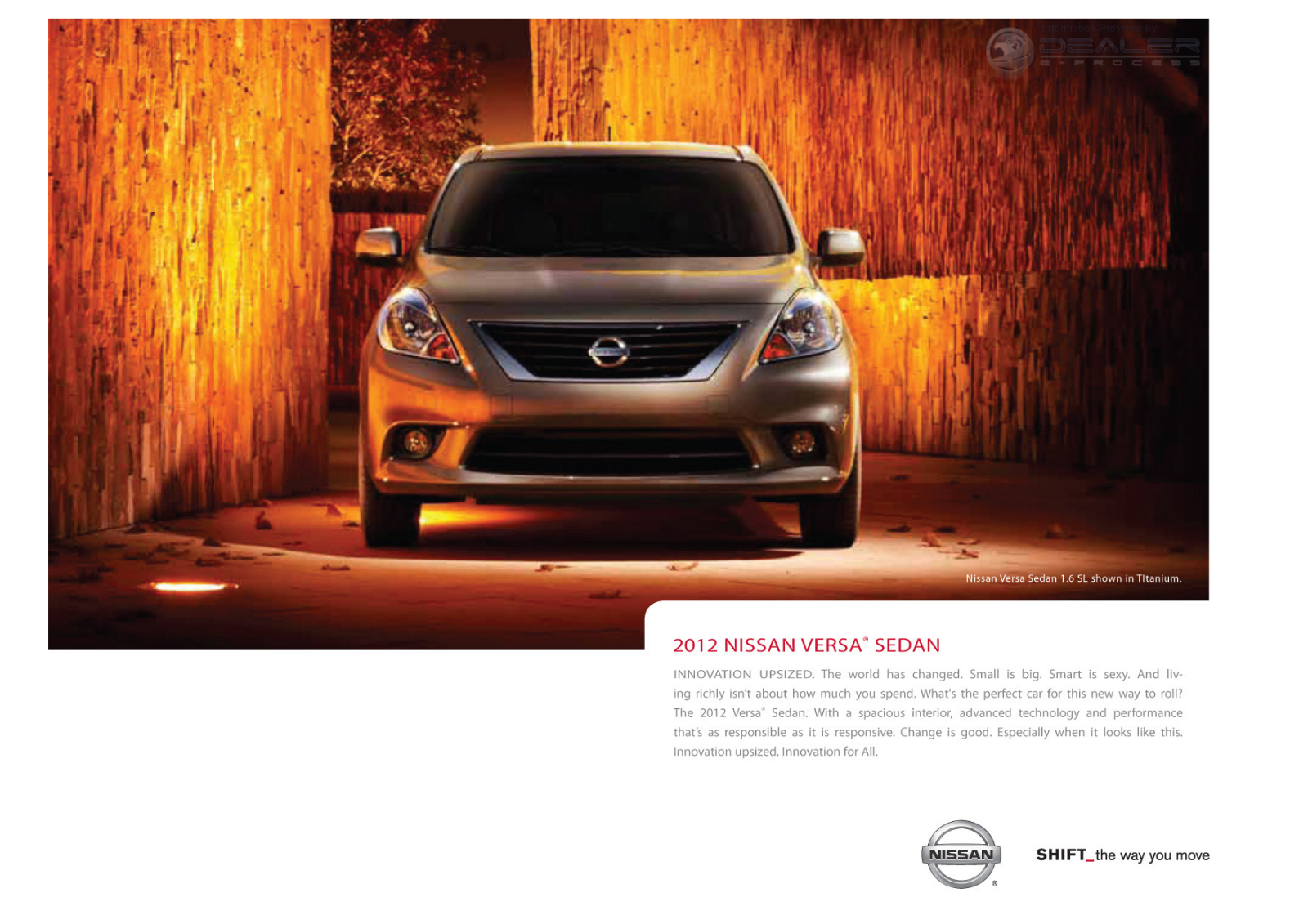 Nissan Versasedan 2012 Owner's Manual