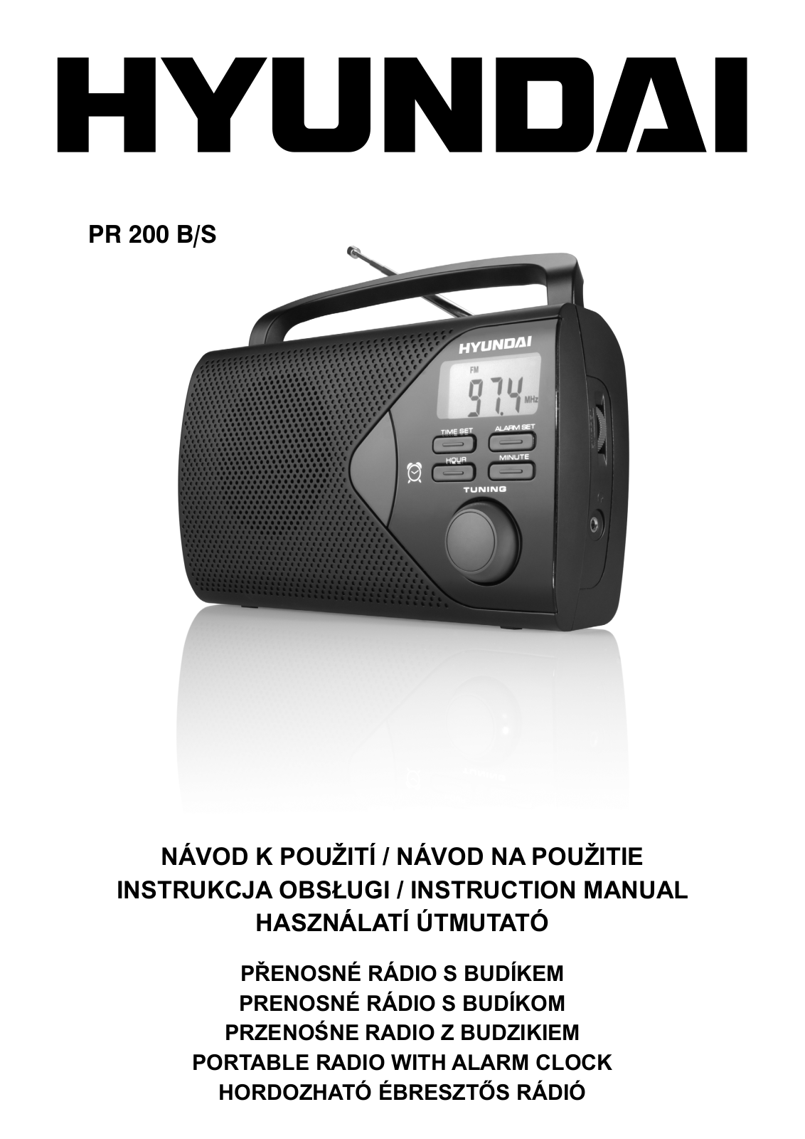 Hyundai PR 200 S, PR 200B User Manual