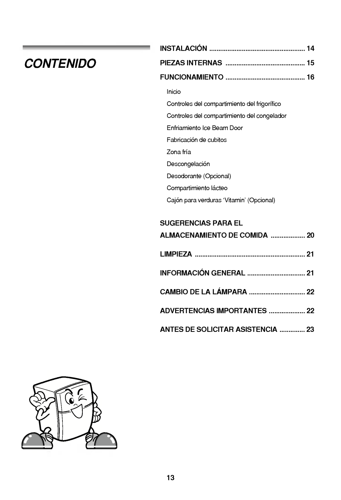 LG GR-S472ZVCA User Manual