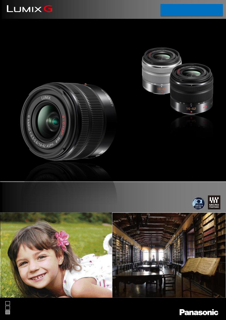 Panasonic 14-42mm f3.5-5.6 II silver Lumix G Vario product sheet