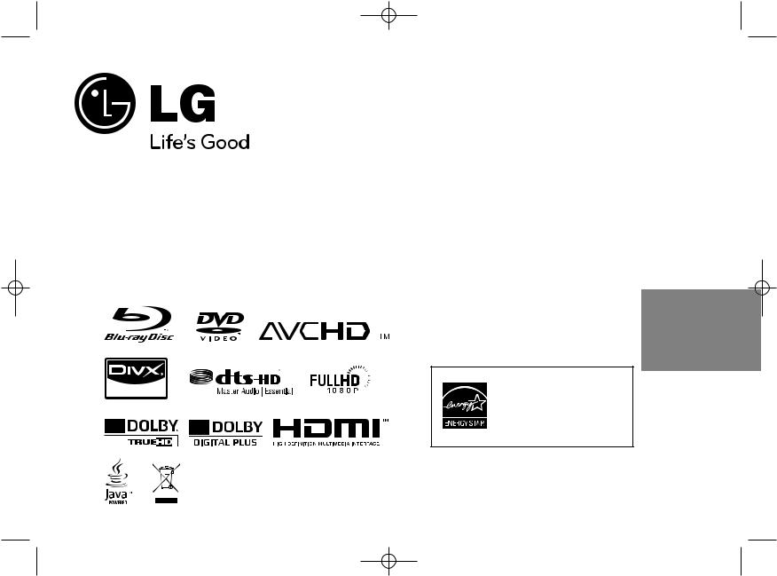 LG BD350-P Owner’s Manual