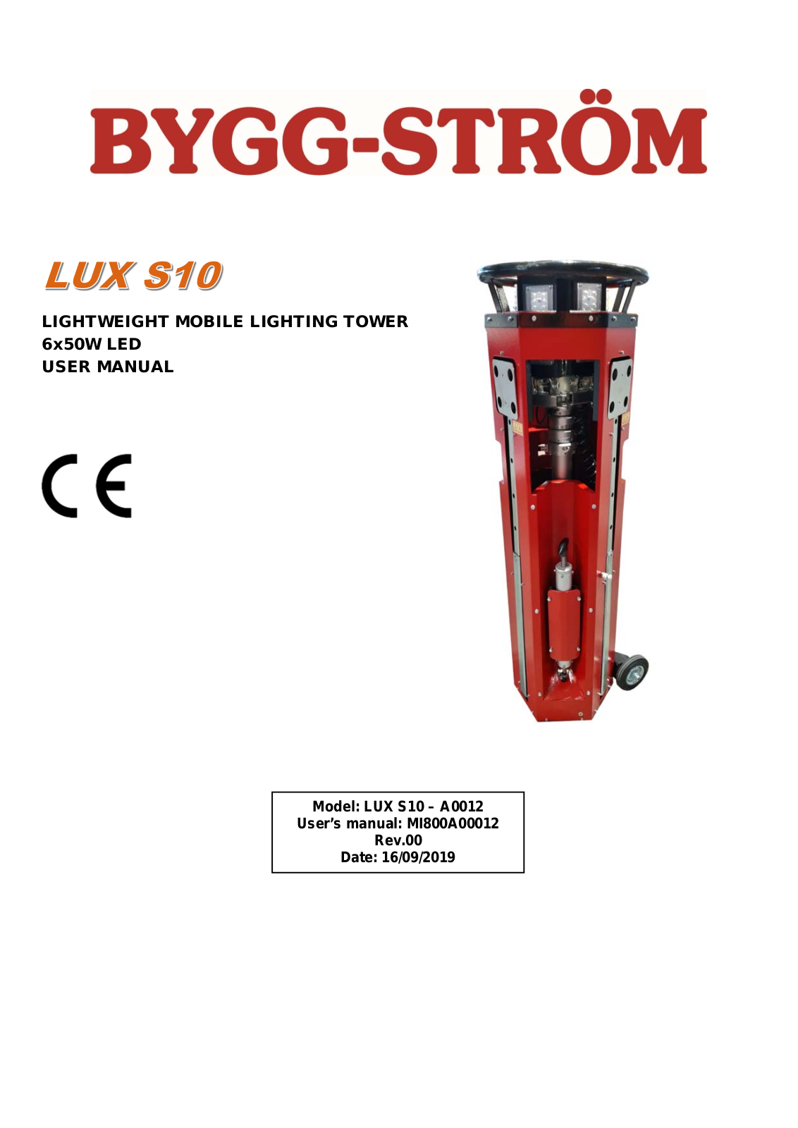 Luxtower LUX S10 User Manual