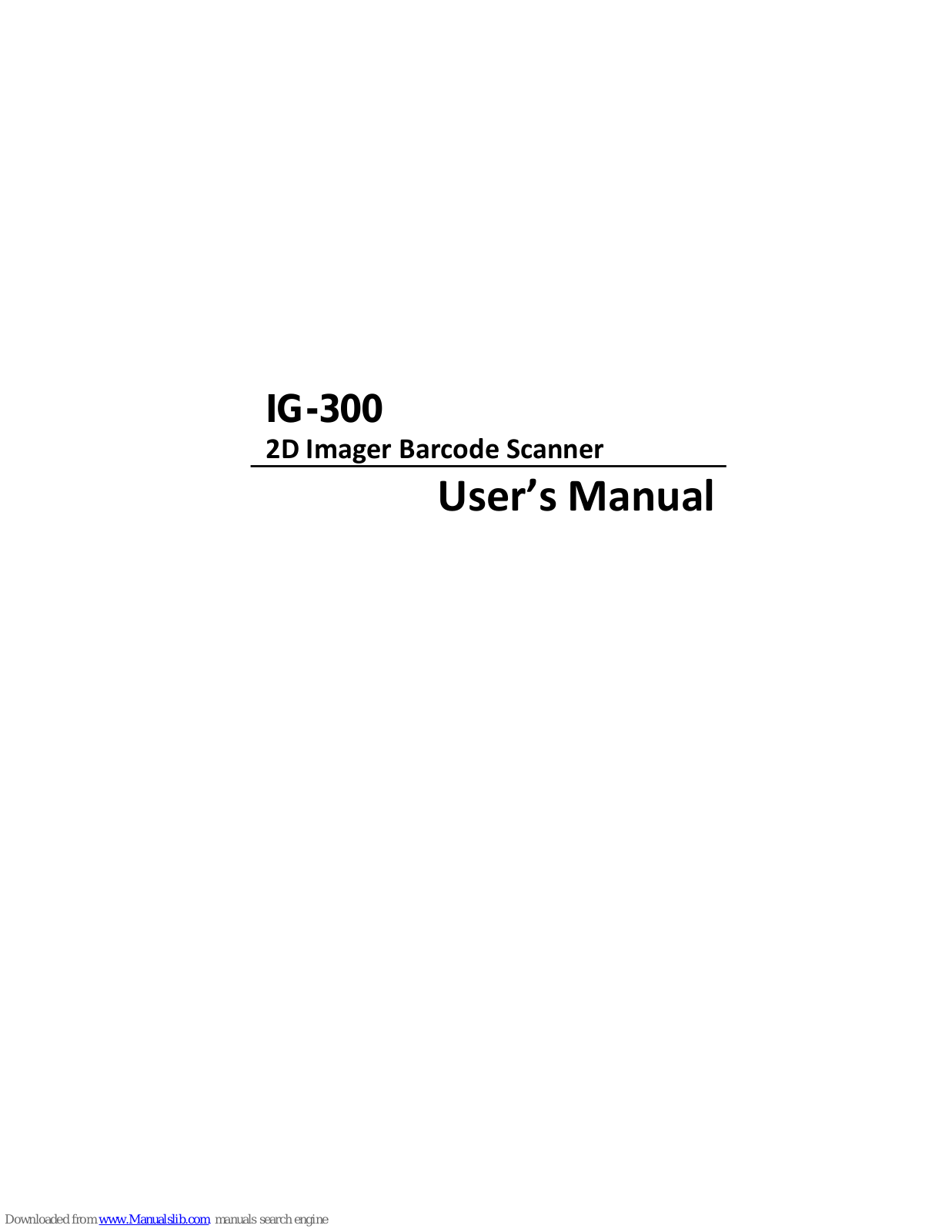Champtek IG-300 User Manual - ManualMachine.com