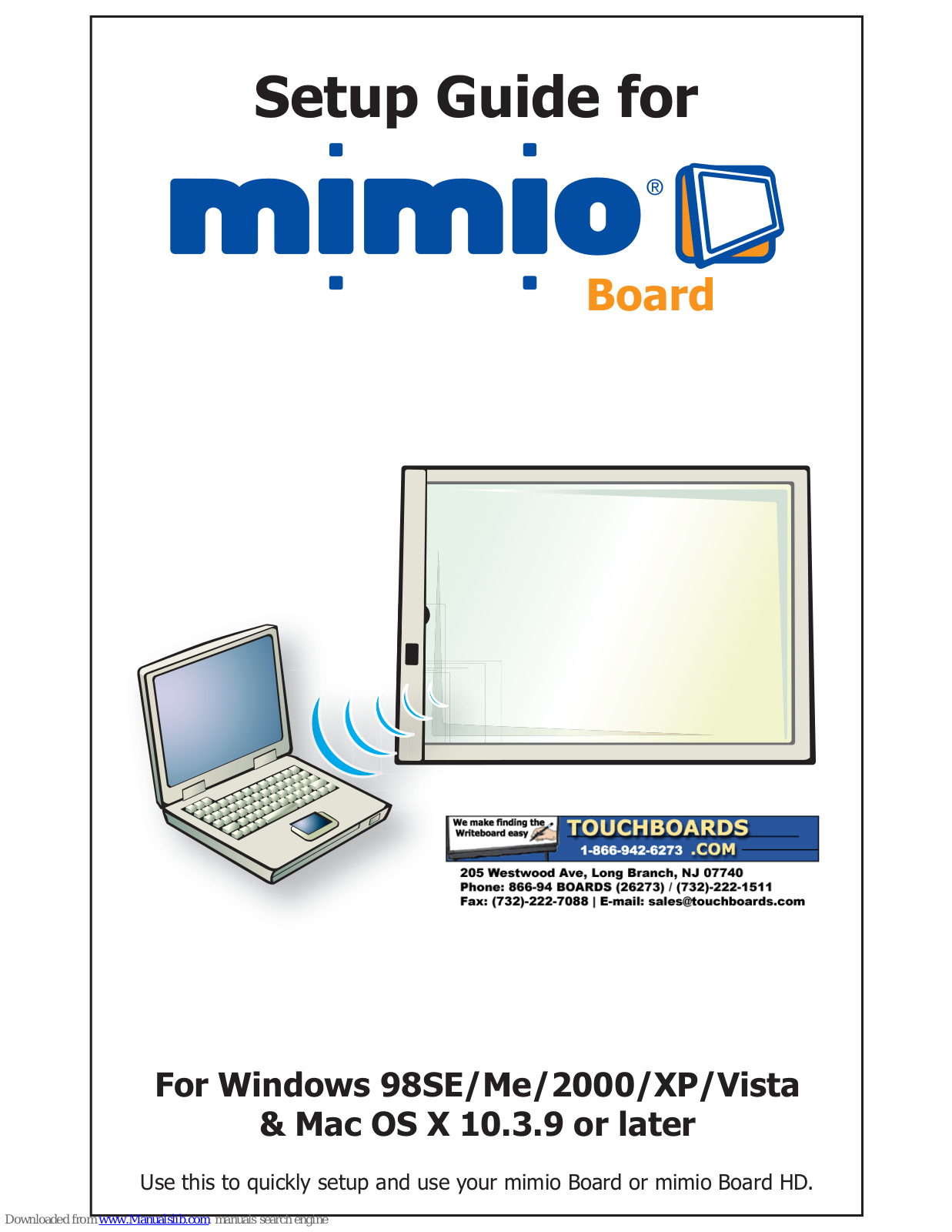 Mimio Board Setup Manual