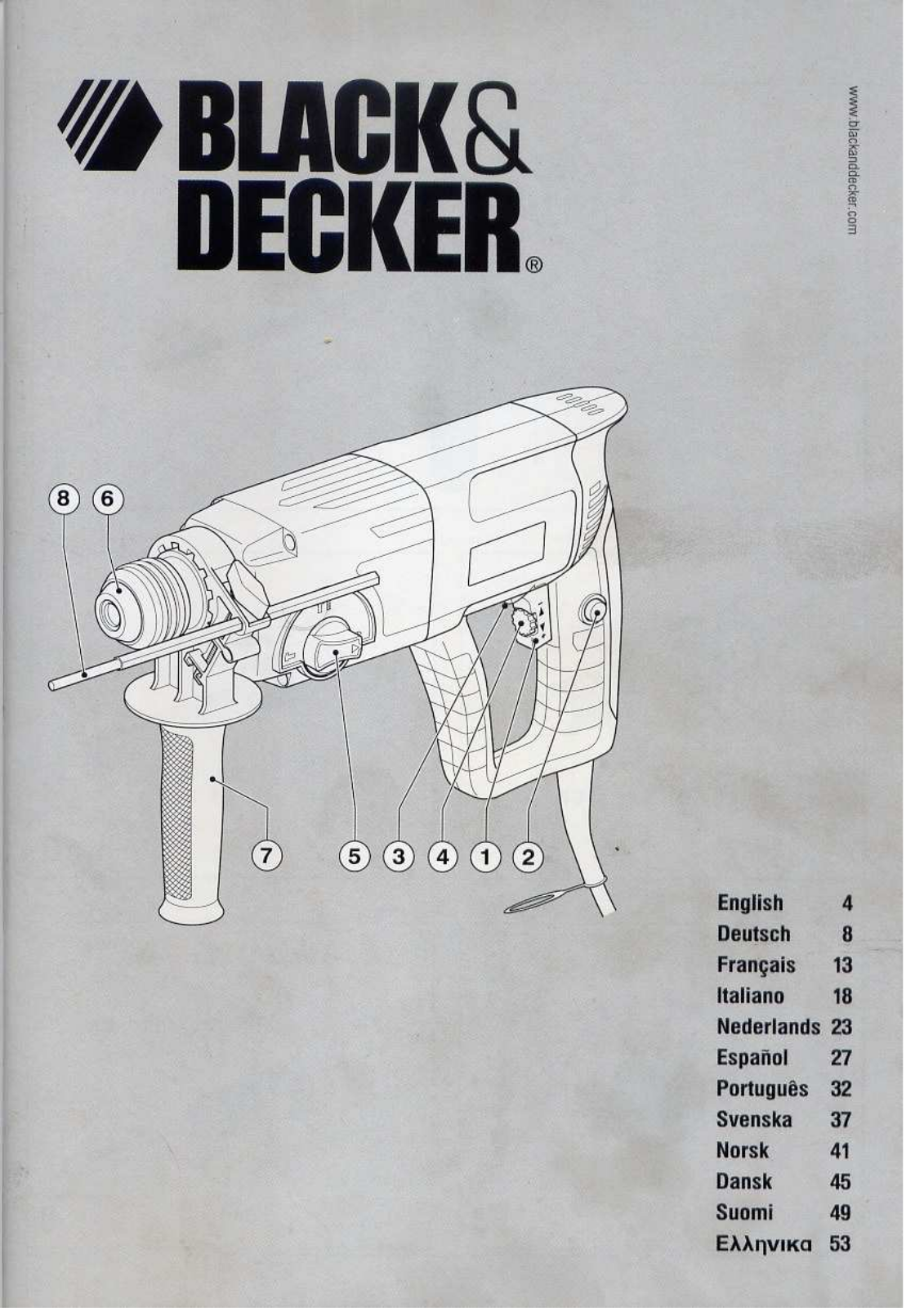 BLACK & DECKER KD650K, KD960, KD960K User Manual