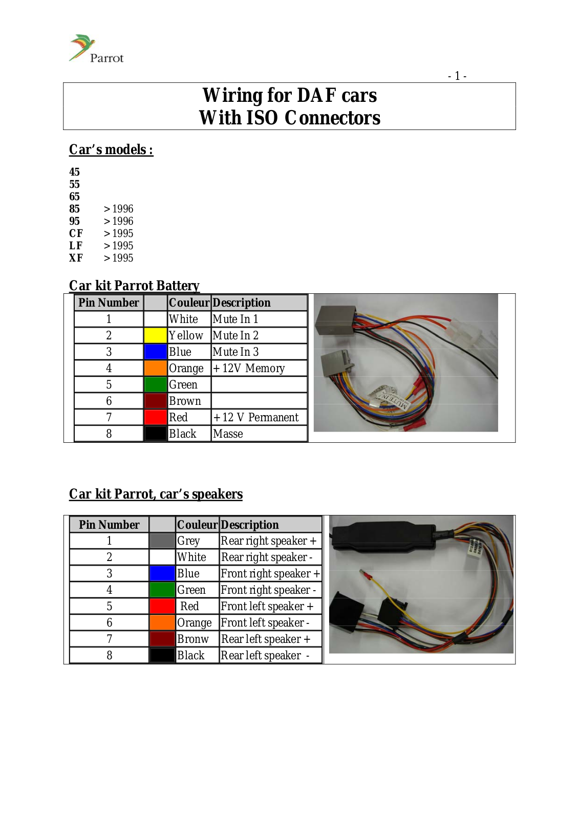 DAF Electical Service Manual