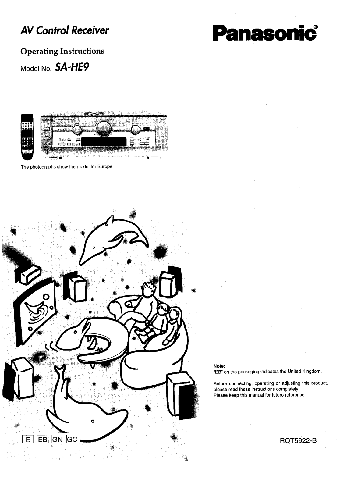 Panasonic SA-HE9 User Manual