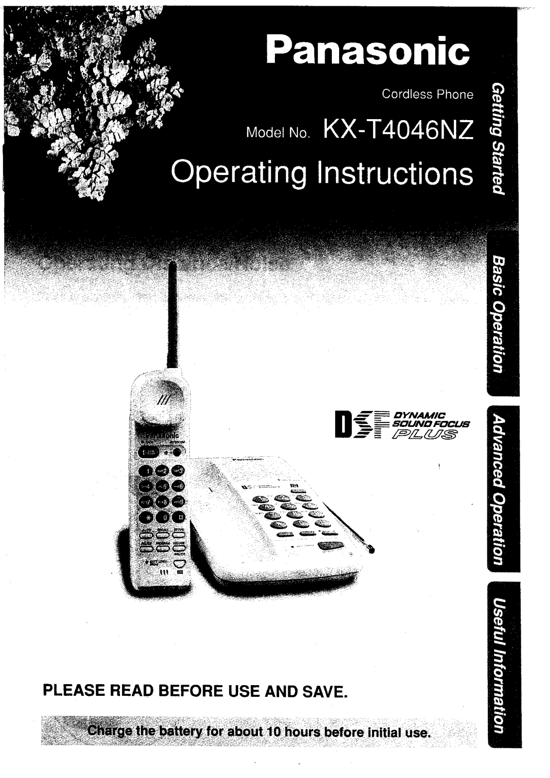 Panasonic KX-T4046NZ User Manual