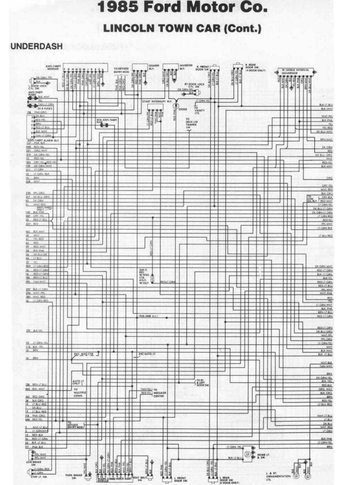 Ford Town Car diag85069 small Diagram