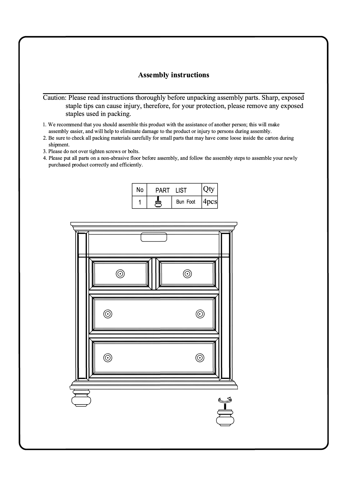 Etta Avenue Teen W003071521 Installation & Assembly - ManualMachine.com