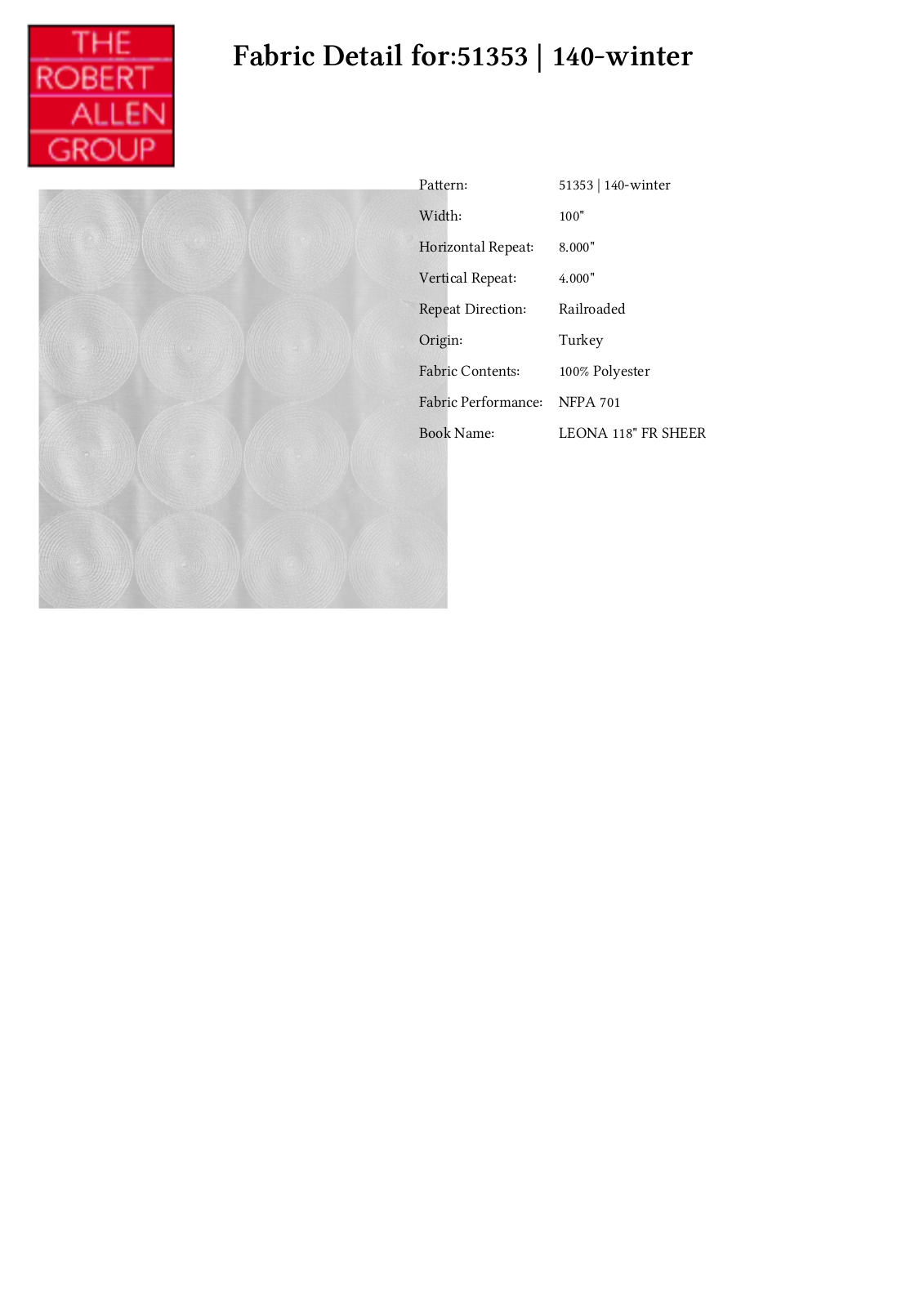 Duralee CRAL3971 Specifications - ManualMachine.com