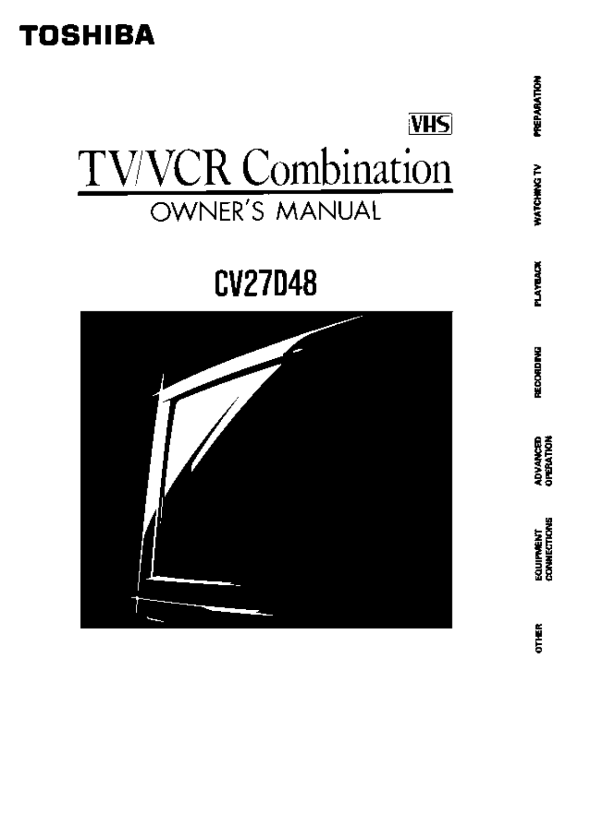 Toshiba CV27D48 User Manual