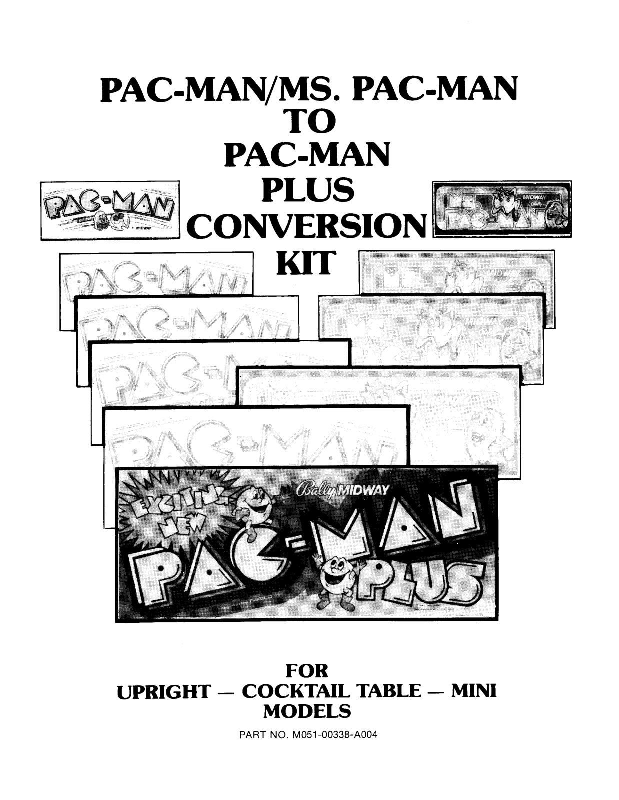 MIDWAYS Pac-Man, Ms. Pac-Man User Guide