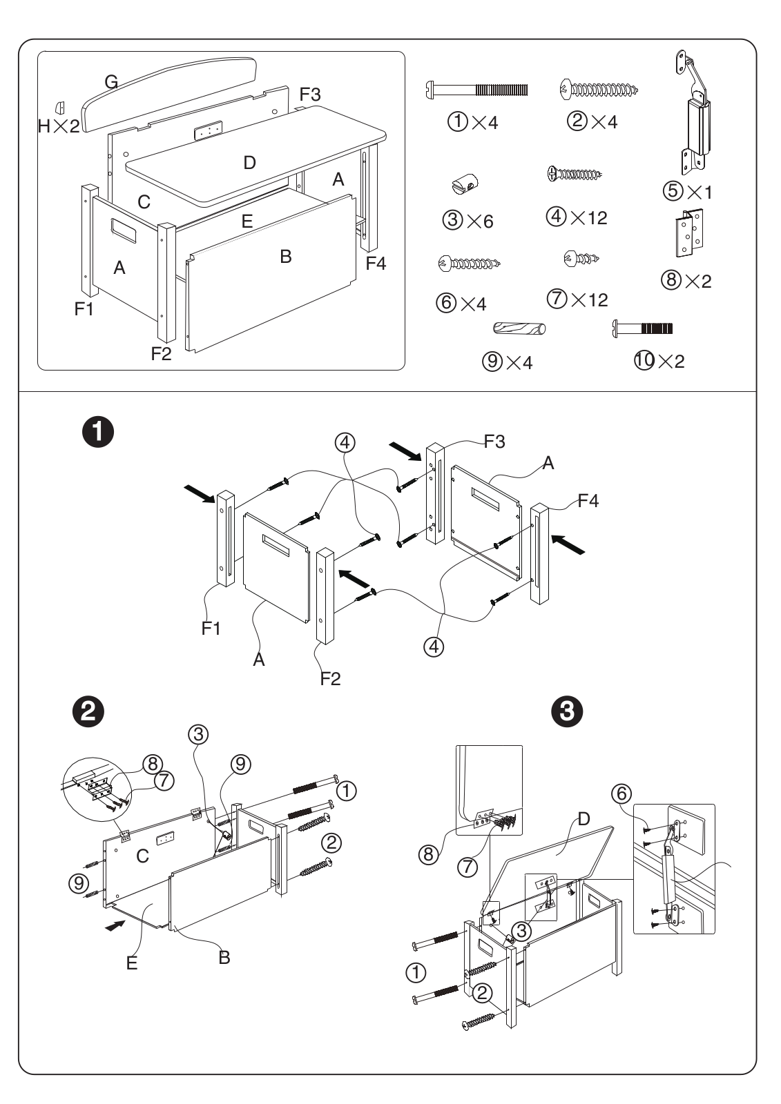 Home affaire Girly Assembly instructions