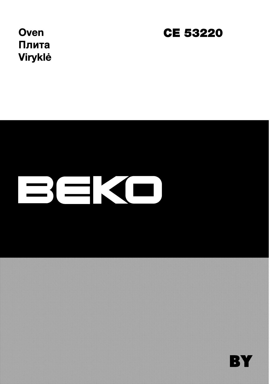 Beko CE53220 User manual