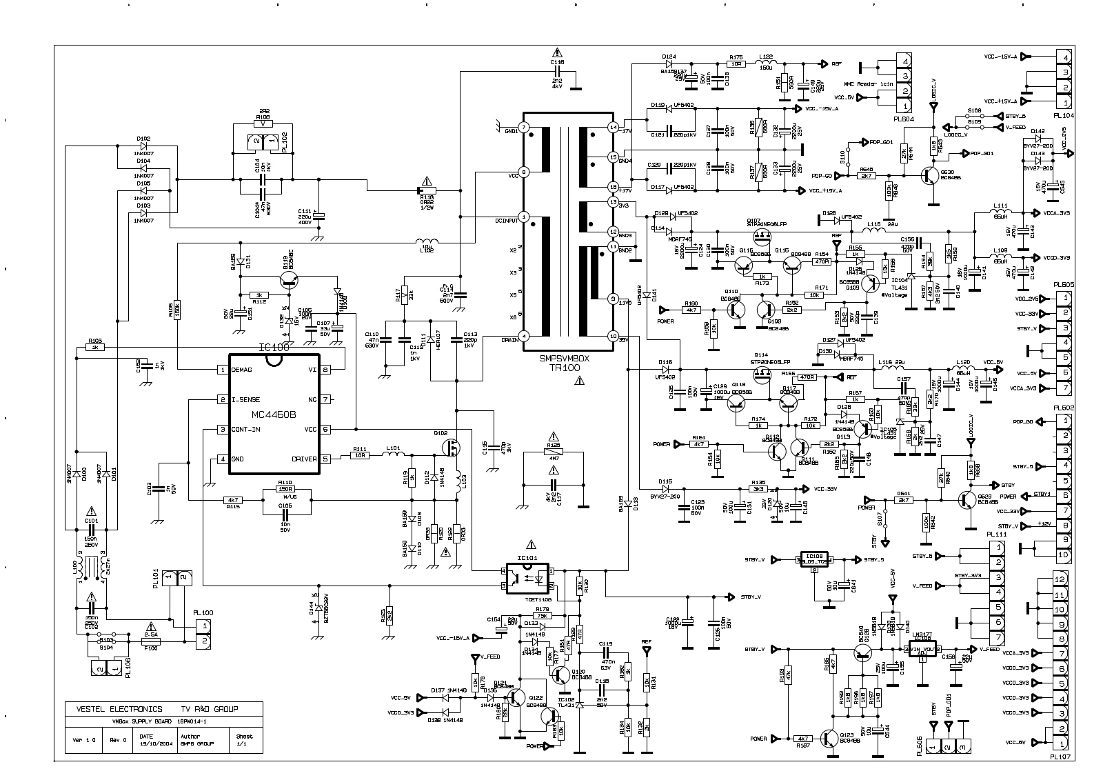 Vestel 18PW14-1 schematic