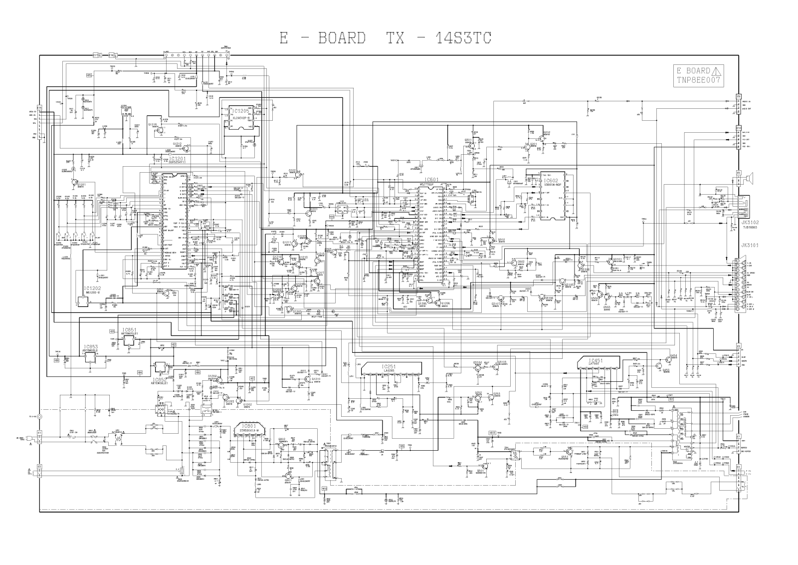 Panasonic TC-14S3RC Service Manual