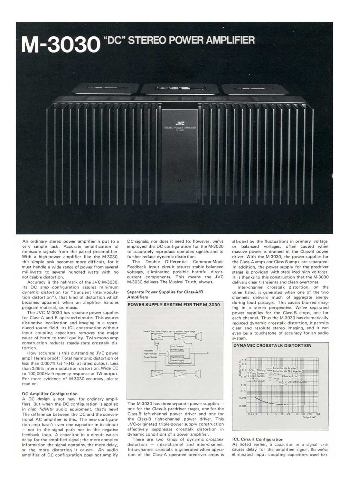 JVC M-3030 Brochure