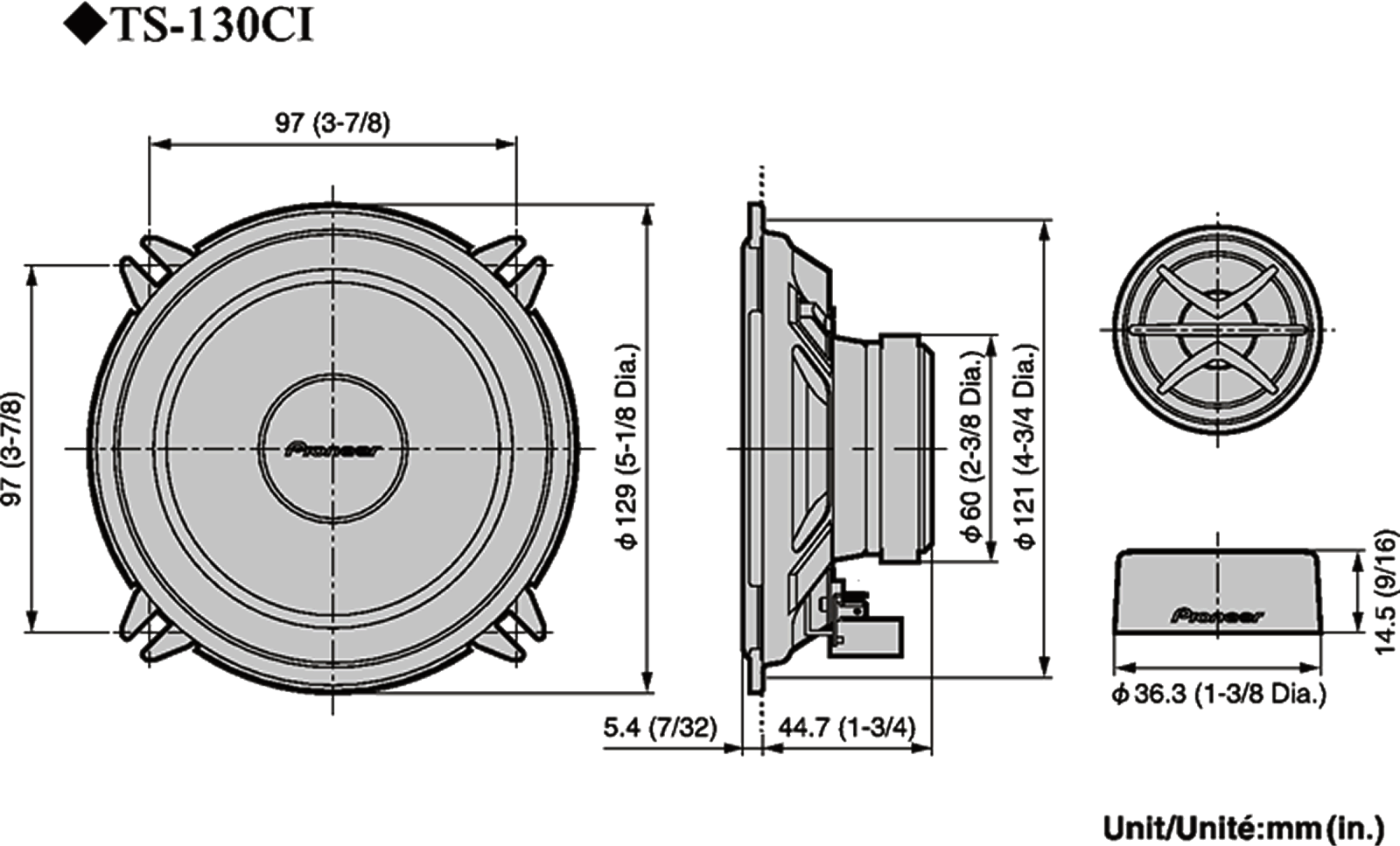 Pioneer TS-130CI User Manual