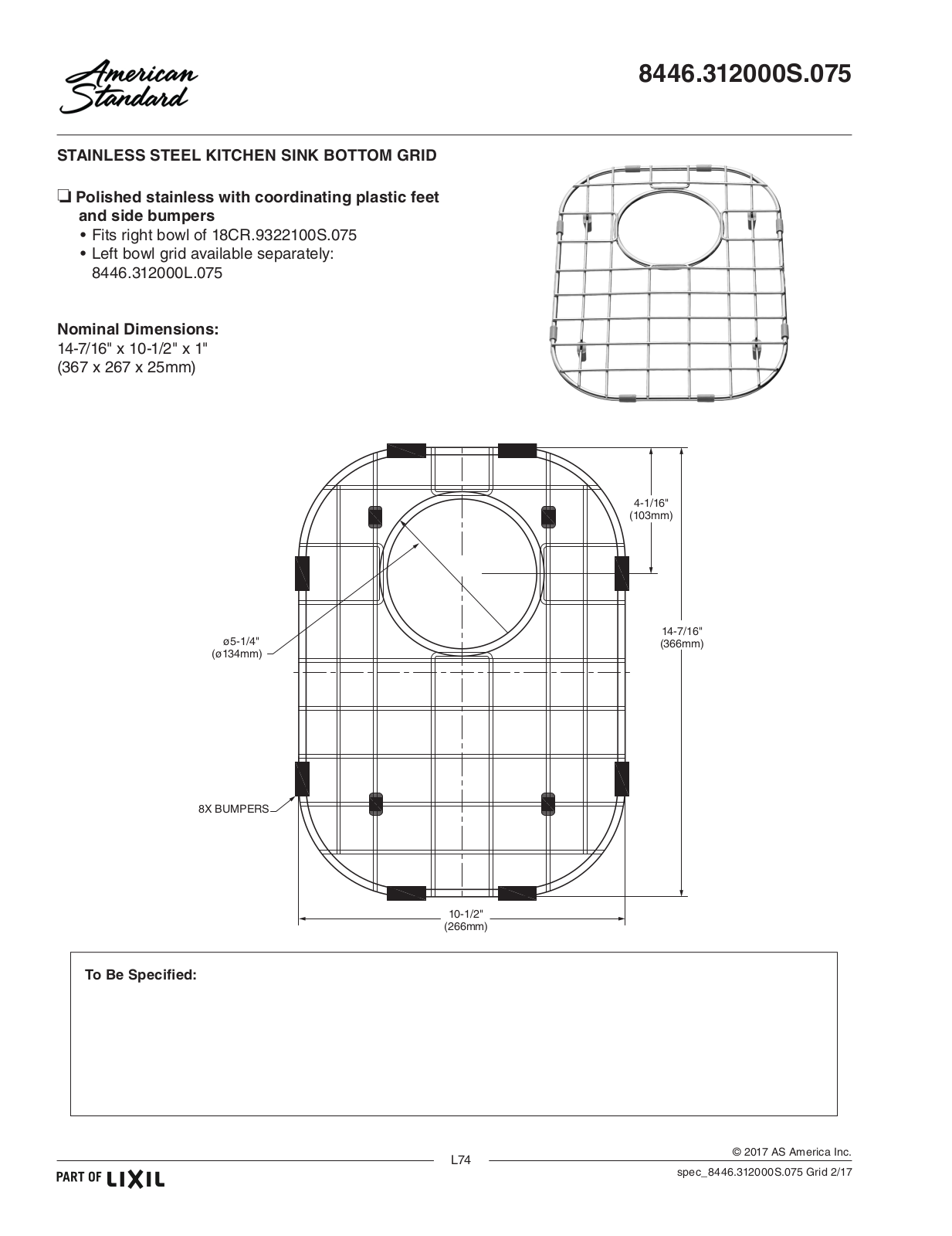 American Standard ASD10312 Specifications - ManualMachine.com