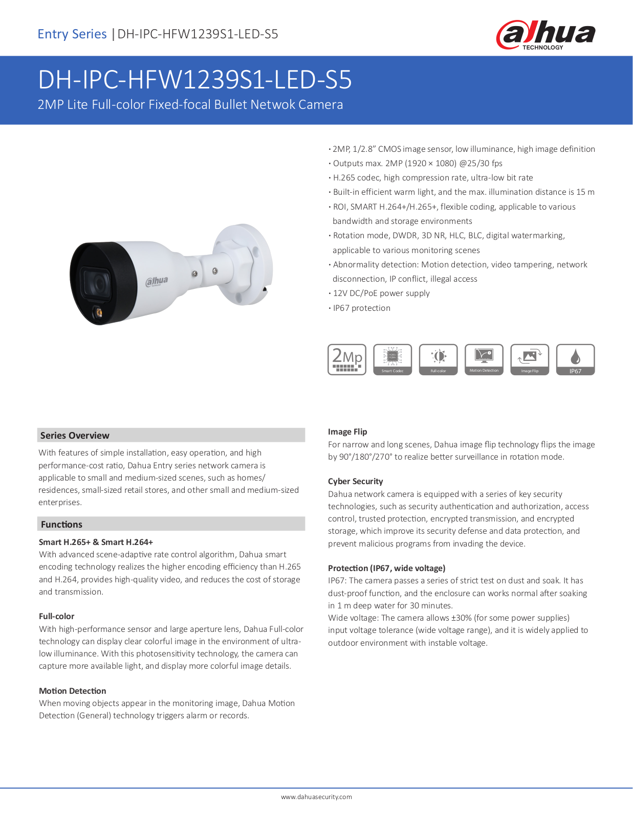 Dahua DH-IPC-HFW1239S1-LED-S5 User Manual