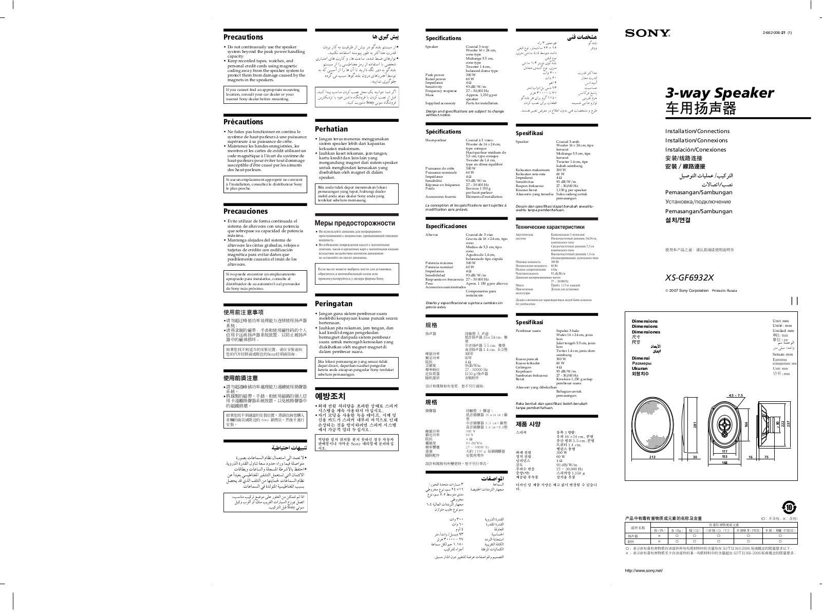 JVC CS-V6932 User Manual