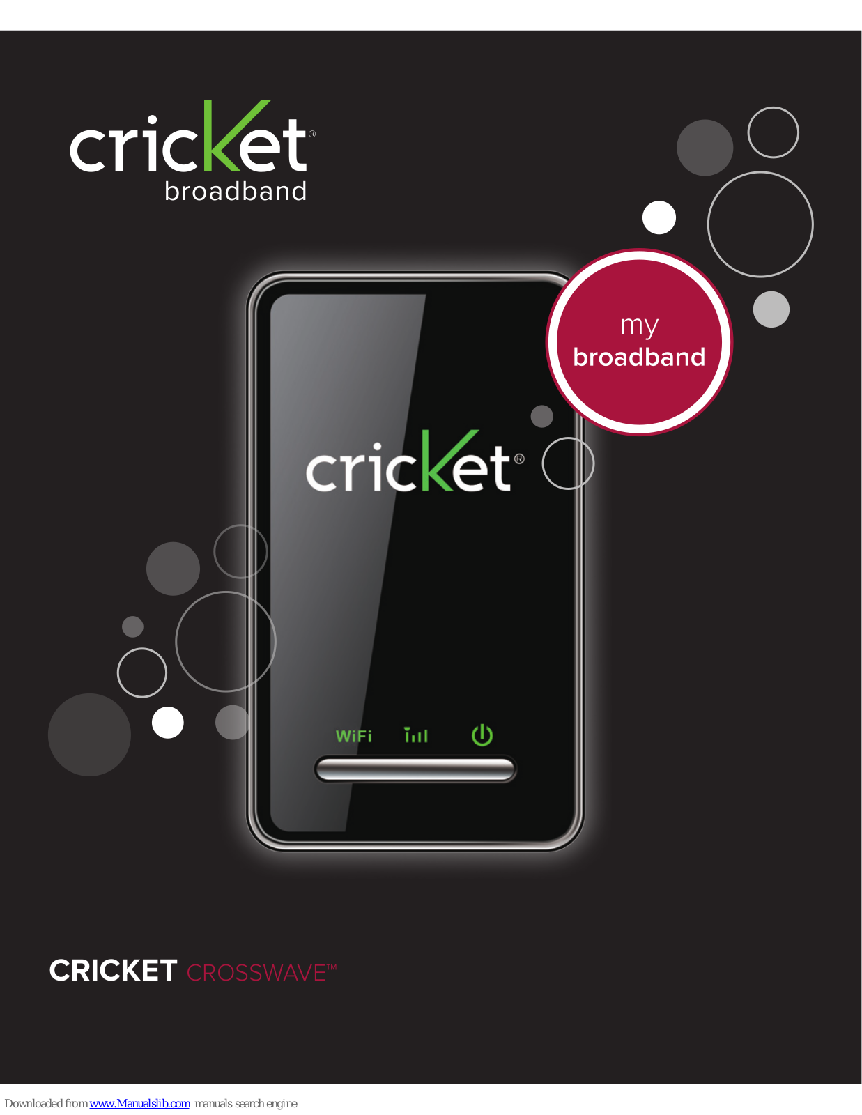 Cricket CROSSWAVE EC5805 Quick Start Manual