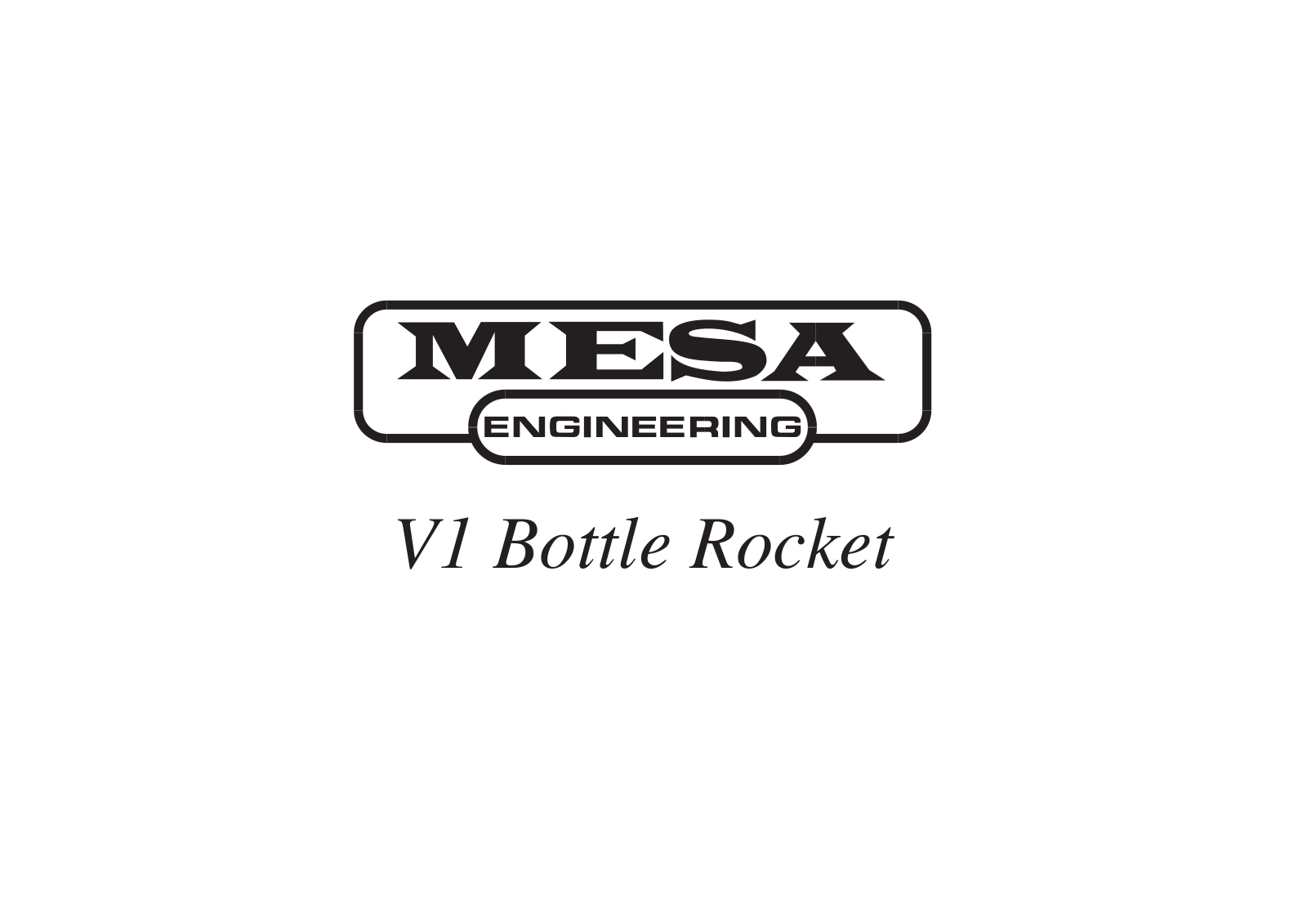 Mesa Boogie v1 bottlerocket schematic